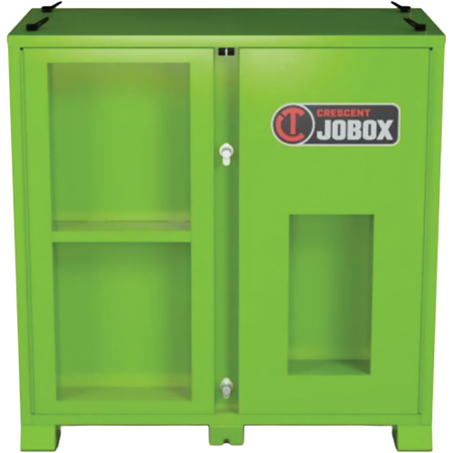 Armoire de rangement d'&eacute;PI sur place, Acier, Vert lime haute visibilit&eacute; Meunier Outillage Industriel