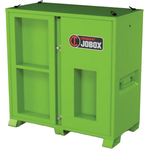 Armoire de rangement d'&eacute;PI sur place, Acier, Vert lime haute visibilit&eacute; Meunier Outillage Industriel