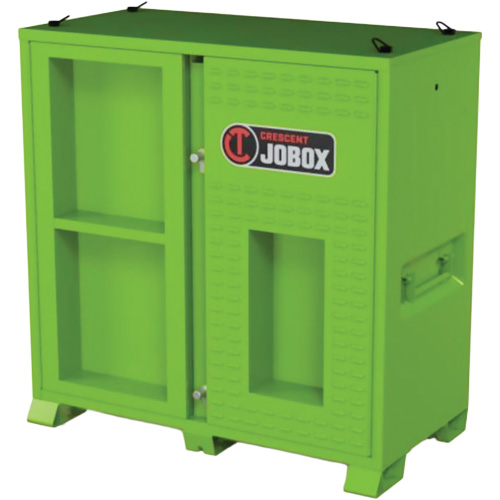 Armoire ventil&eacute;e pour le rangement d'&eacute;PI sur place, Acier, Vert lime haute visibilit&eacute; Meunier Outillage Industriel
