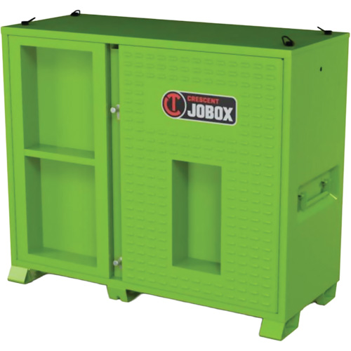 Armoire ventil&eacute;e pour le rangement d'&eacute;PI sur place, Acier, Vert lime haute visibilit&eacute; Meunier Outillage Industriel