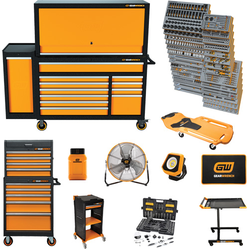 Jeu d'outils pour maître m&eacute;canicien MEGAMOD dans des plateaux en mousse modulaire de premi&egrave;re qualit&eacute; avec rangement pour les outils et l&eacute;quipement datelier, 1331 morcea Meunier Outillage Industriel
