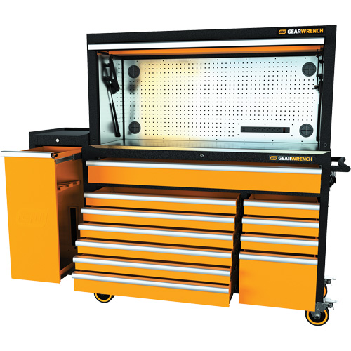 Jeu d'outils pour maître m&eacute;canicien MEGAMOD dans des plateaux en mousse modulaire de premi&egrave;re qualit&eacute; avec rangement pour les outils et l&eacute;quipement datelier, 1331 morcea Meunier Outillage Industriel