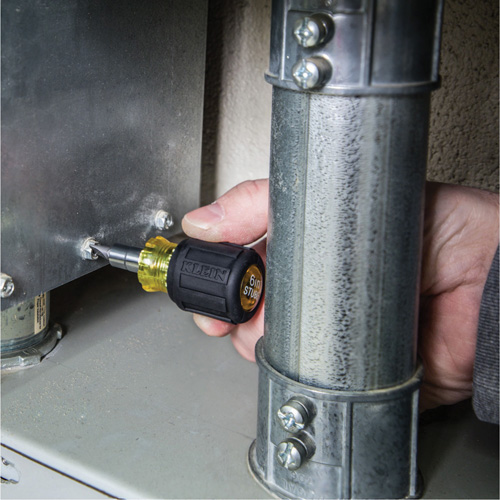 3-Piece Multi-Bit Screwdriver & Nut Driver Set, 12-63/100" L, Cushion Grip Handle Meunier Outillage Industriel