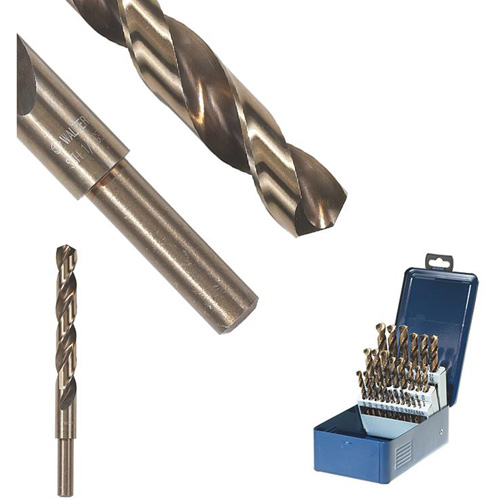 SST+ Reduced Shank Drill Bit, 17/32", High Speed Steel, 4-13/16" Flute, 135° Point Meunier Outillage Industriel