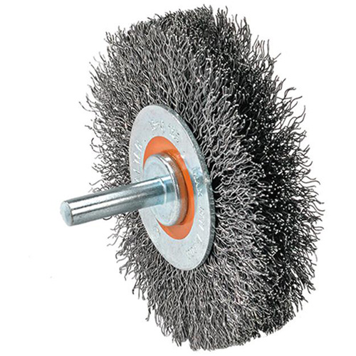 Disque mont&eacute; &agrave; fils cr&ecirc;p&eacute;s, 2" dia., Fils 0,0118" Meunier Outillage Industriel