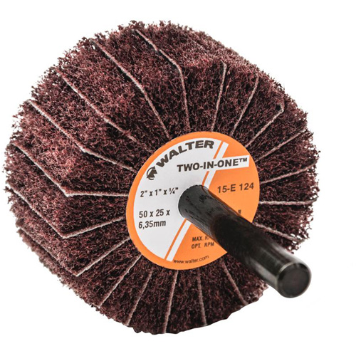 Meule &agrave; lamelles abrasives Two-In-One Meunier Outillage Industriel