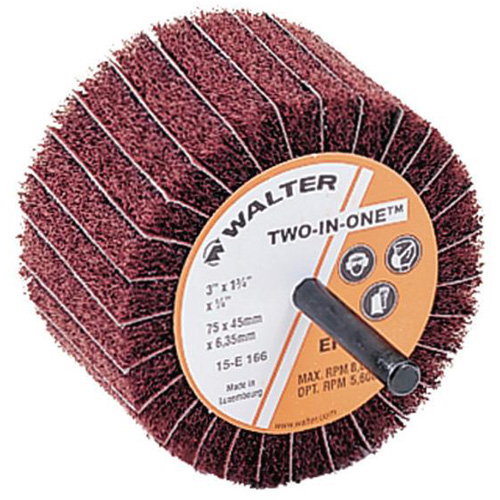 Meule &agrave; lamelles abrasives Two-In-One Meunier Outillage Industriel
