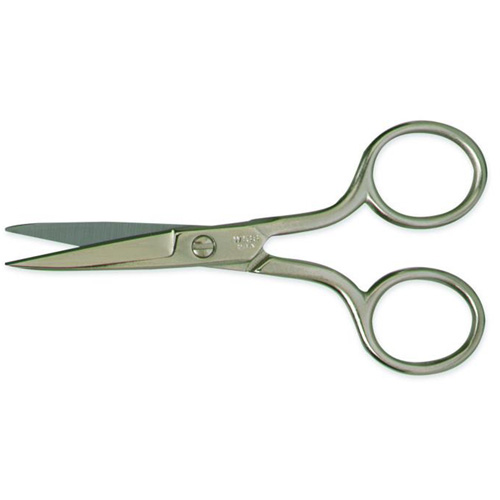 Ciseaux de broderie et couture, 1-1/4", Poign&eacute;e Anneaux Meunier Outillage Industriel