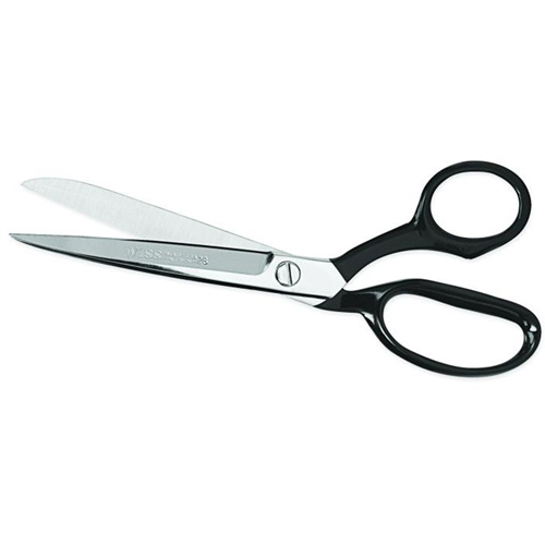 Ciseaux de couturier industriels, Longueur de coupe de 3-3/4", Poign&eacute;e Anneaux Meunier Outillage Industriel