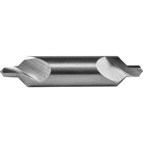 Combined Centre Drill and Countersink, #6, 7/32" Small Diameter, 1/2" Large Diameter, High Speed Steel Meunier Outillage Industriel