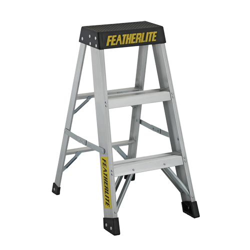 Escabeaux industriels extra robustes, 3', Aluminium, Capacit&eacute; 300 lb, Type 1A Meunier Outillage Industriel