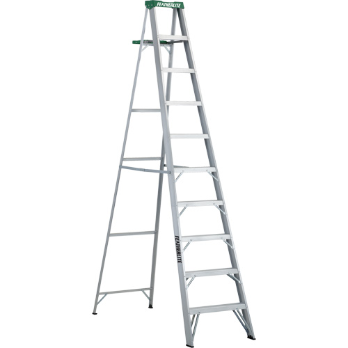 Commercial Duty Stepladders (2400 Series), 10', Aluminum, 225 lbs. Capacity, Type 2 Meunier Outillage Industriel