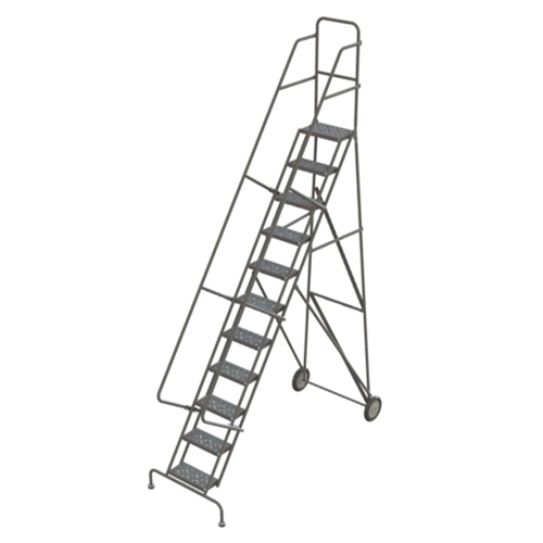 &eacute;chelles roulantes, 11 marches, Stri&eacute;, Hauteur 116" Meunier Outillage Industriel
