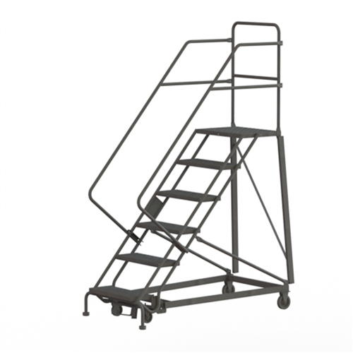 &eacute;chelles robustes en angle de s&eacute;curit&eacute;, 6 marches, Perfor&eacute;, Inclinaison 50°, Hauteur 60" Meunier Outillage Industriel