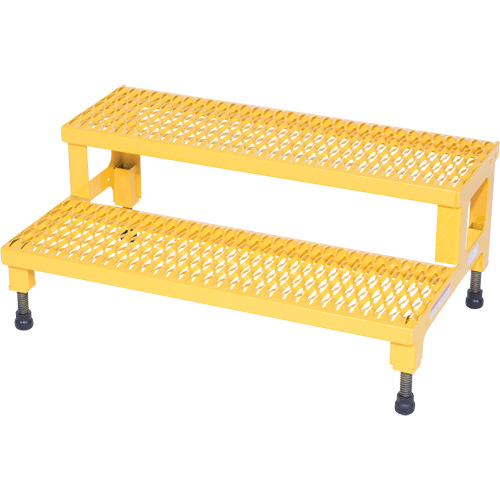 Plate-forme ajustable Step-Mate, 2 marche(s), 36-3/16" la x 22-7/8" lo x 15-1/4" h, Capacit&eacute; 500 lb Meunier Outillage Industriel