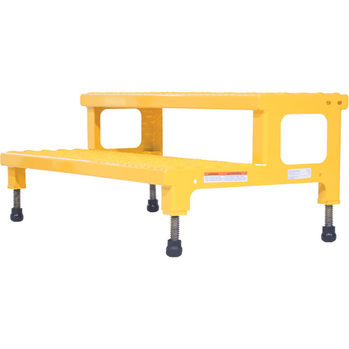 Plate-forme ajustable Step-Mate, 2 marche(s), 36-3/16" la x 22-7/8" lo x 15-1/4" h, Capacit&eacute; 500 lb Meunier Outillage Industriel
