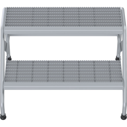 Escabeau en aluminium, 2 marche(s), 32-13/16" la x 24-9/16" lo x 20" h, Capacit&eacute; 500 lb Meunier Outillage Industriel