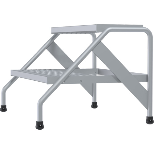 Escabeau en aluminium, 2 marche(s), 32-13/16" la x 24-9/16" lo x 20" h, Capacit&eacute; 500 lb Meunier Outillage Industriel