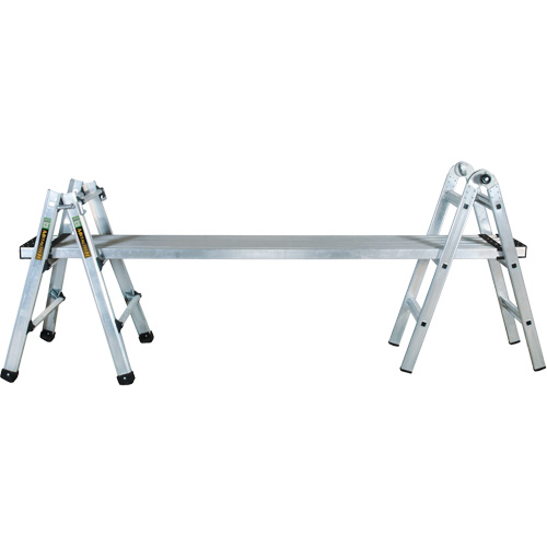Telescoping Multi-Position Ladder, 2.916' - 9.75', Aluminum, 300 lbs., CSA Grade 1A Meunier Outillage Industriel