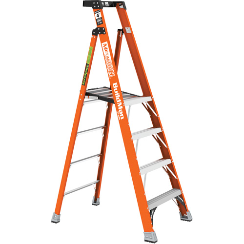 Safespace Platform Step Ladder, 4', 300 lbs. Cap. Meunier Outillage Industriel