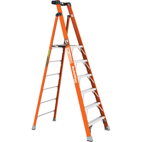 Safespace Platform Step Ladder, 6', 300 lbs. Cap. Meunier Outillage Industriel