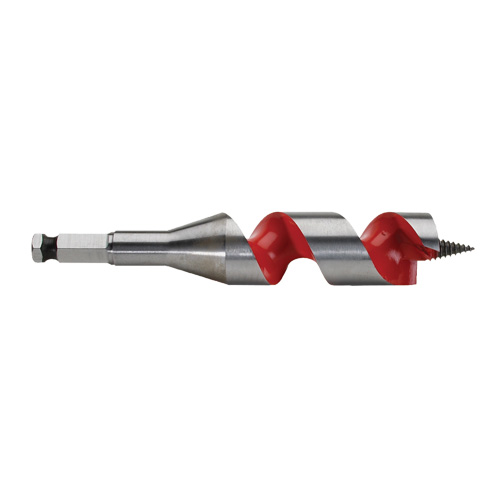 Ship Auger Drill Bit, 1-1/8" Diameter, 3" Flute, 7/16" Hex Shank Meunier Outillage Industriel