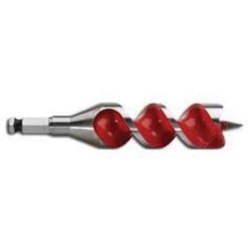 Ship Auger Drill Bit, 1-3/8" Diameter, 4" Flute, 7/16" Hex Shank Meunier Outillage Industriel