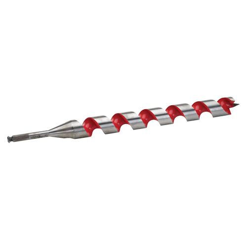 Ship Auger Drill Bit, 1-1/2" Diameter, 15" Flute, 7/16" Hex Shank Meunier Outillage Industriel