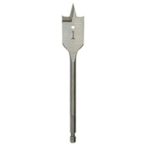 M&egrave;che plate, Diam&egrave;tre de 7/16", Tige 1/4" hex, Longeur de 6" Meunier Outillage Industriel