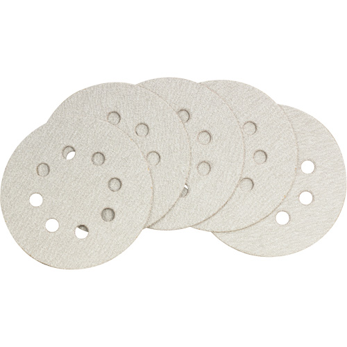 Random Orbit Sander Abrasive Sandpaper - 50-Pack, 5" Dia., 60 Grit Meunier Outillage Industriel