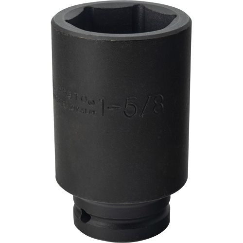 Socket, Impact, 1-5/8", 3/4" Drive, 6 Points, Deep Meunier Outillage Industriel
