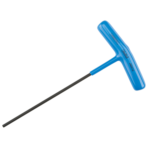 Cl&eacute; hexagonale m&eacute;trique, embout Hexagonale, 3 mm x 6" lo, Poign&eacute;e en T Meunier Outillage Industriel