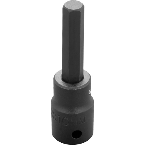 Embout &agrave; ins&eacute;rer, Hexagonale, 10 mm x 3-1/4" lo, Prise 1/2" Meunier Outillage Industriel