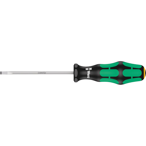 Tournevis &agrave; fente, Tige de 4 mm, Ronde, 7-25/32" lo, Prise en Plastique Meunier Outillage Industriel