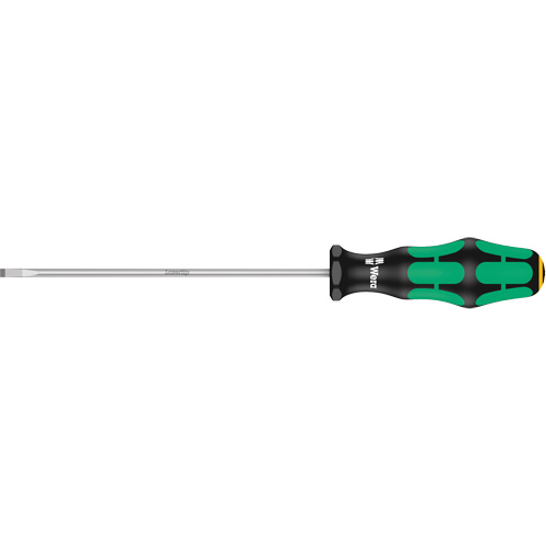 Tournevis &agrave; fente, Tige de 4 mm, Ronde, 9-3/4" lo, Prise en Plastique Meunier Outillage Industriel