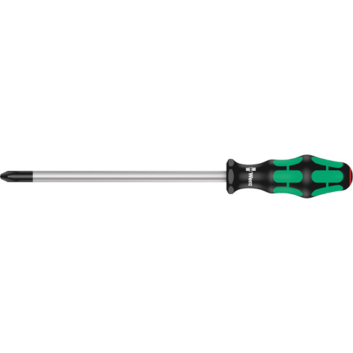 Phillips Screwdriver, #4 Tip, Round, 12-3/16" L, Plastic Handle Meunier Outillage Industriel
