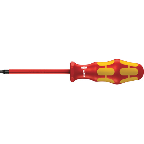 Insulated Square Plus Screwdriver, #2 Tip, Round, 8-1/16" L, Plastic Handle Meunier Outillage Industriel