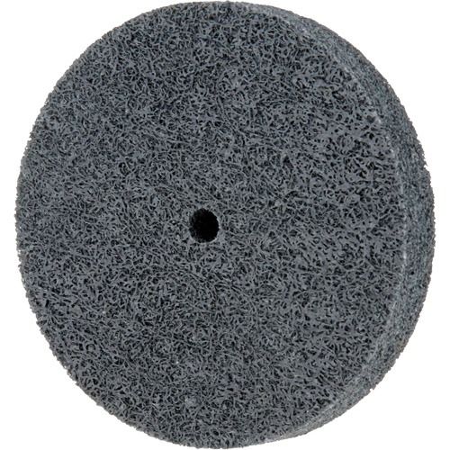 Standard Abrasives 500 Series Soft Density Unitized Wheels, 3" x 1/2", 1/4" Arbor, Fine Grit, Silicon Carbide Meunier Outillage Industriel