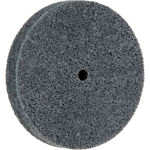 Standard Abrasives 500 Series Soft Density Unitized Wheels, 3" x 1/2", 1/4" Arbor, Fine Grit, Silicon Carbide Meunier Outillage Industriel