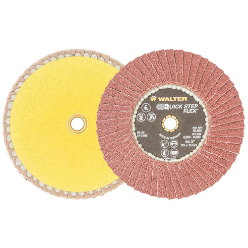 QUICK-STEP FLEX, 5" x Type 29, 60 Grit, Aluminum Oxide Meunier Outillage Industriel