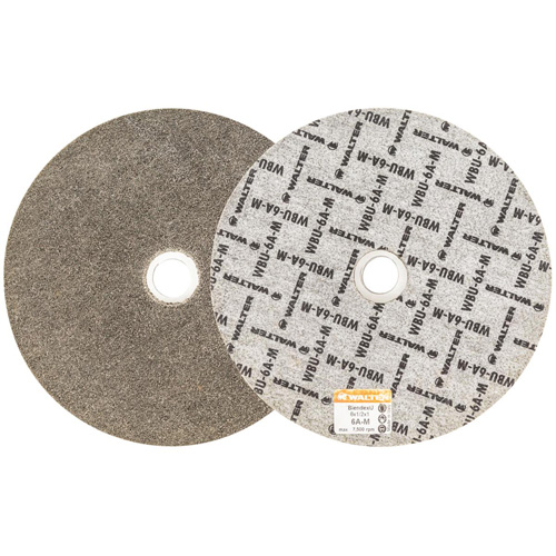 Disque de finition Blendex U, 6" dia., Grain 6AM, Carbure de silicium Meunier Outillage Industriel