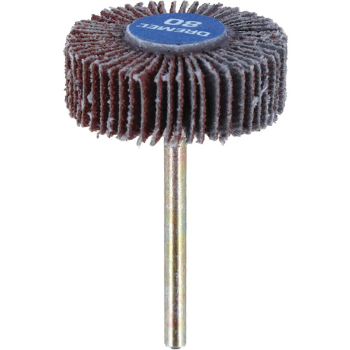 M&egrave;che de ponçage &agrave; roue &agrave; lamelles 3/8" - grain 80 Meunier Outillage Industriel