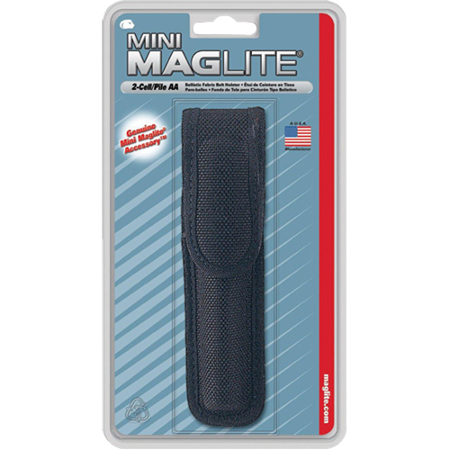 &eacute;tui de ceinture en nylon pour lampe de poche &agrave; 2 piles AA, Porte-lampe de poche, Nylon, 1 Poches Meunier Outillage Industriel
