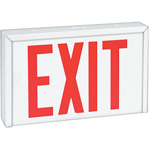 Stella Exit Signs - Exit, LED, 12" L x 12" W, English Meunier Outillage Industriel