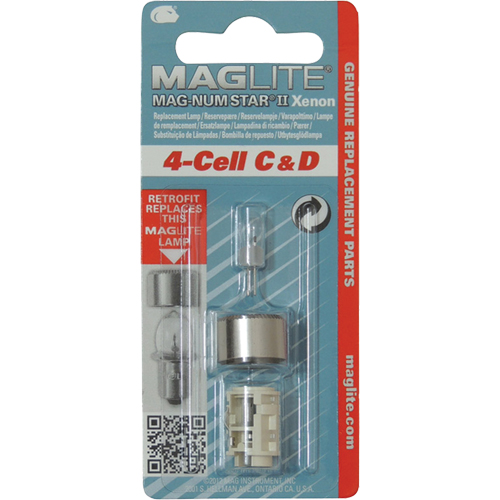 Replacement Bulb for 4-Cell C & D Flashlights Meunier Outillage Industriel