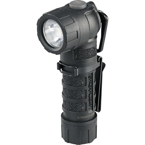 Lampe de poche &agrave; angle droit PolyTac 90 X, DEL, Piles CR123A, Polym&egrave;re Meunier Outillage Industriel