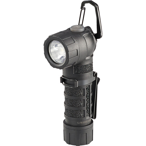 Lampe de poche &agrave; angle droit PolyTac 90 X, DEL, Piles CR123A, Polym&egrave;re Meunier Outillage Industriel