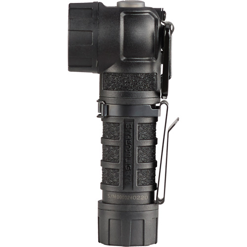 Lampe de poche &agrave; angle droit PolyTac 90 X, DEL, Piles CR123A, Polym&egrave;re Meunier Outillage Industriel