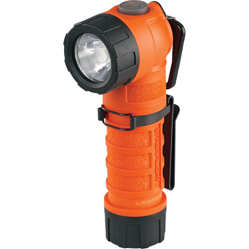 Lampe de poche &agrave; angle droit PolyTac 90 X, DEL, Piles CR123A, Polym&egrave;re Meunier Outillage Industriel