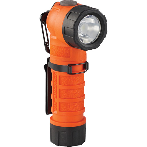 Lampe de poche &agrave; angle droit PolyTac 90 X, DEL, Piles CR123A, Polym&egrave;re Meunier Outillage Industriel